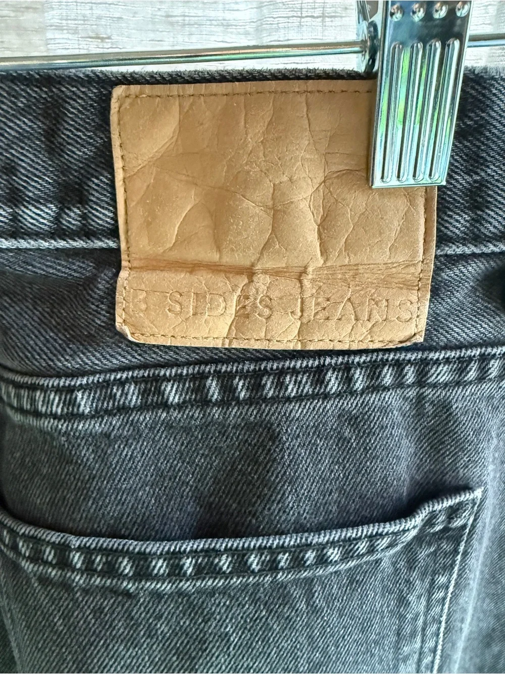 B Sides Black Barrel Jeans
